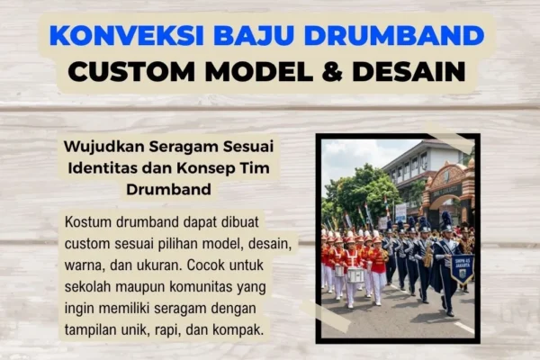 Berbagai model dan desain baju drumband untuk kebutuhan sekolah